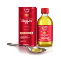 seven seas cod liver oil maximum strength liquid 300ml