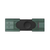 pendrive kingston datatraveler duo 256gb usb 32 gen 1 dual usb-a y usb-c negro verde