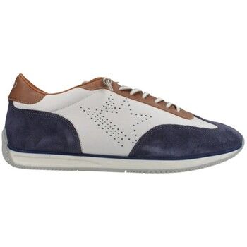 Cetti Zapatillas DEPORTIVA 1381 PIEL BLANCA-AZUL para hombre