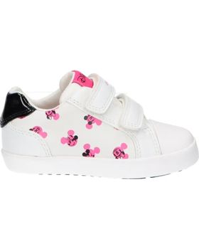 de GEOX B45D5D 08554 B KILWI WHITE-FLUOFUCHSIA C1441