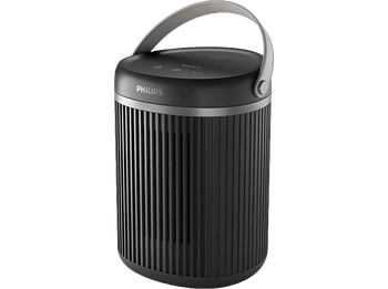 Calefactor cerámico - Philips Compacto Serie 3000 CX3120/01, 2000 W, 3 Velocidades, Silencioso, IA para ahorrar energía, Calentamiento rápido, Gris