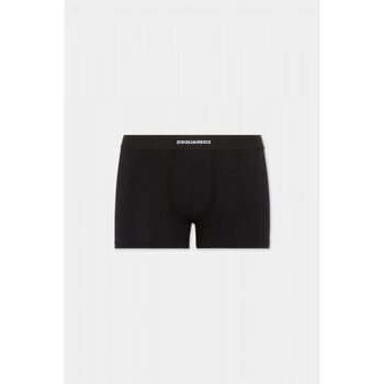 Dsquared Boxer DCX210070 - TWIN 2PACK TRUNK-001 BLACK para hombre