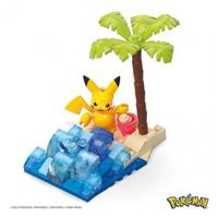 pikachu en la playa juguete de construccion mega pokemon