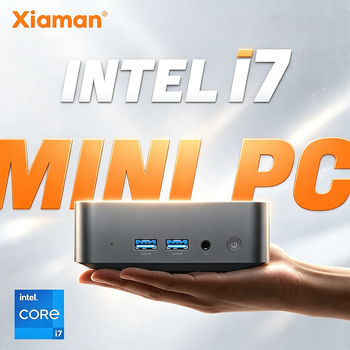 Mini PC Xiaman Intel Core I7 4ª Generación 4510U 16GB RAM 256GB 512GB SSD Windows 11 WiFi6 BT5.2 Tipo-C 4K 60Hz Mini Computadora de Escritorio
