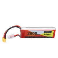 bateria lipo zop power 111v 2600mah 100c 3s con enchufe xt60 para rc drone