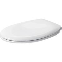 tapa de inodoro duravit sin amortiguacion bisagras acero inox blanco 0064200000