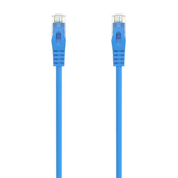 AISENS Cable de Red Latiguillo RJ45 LSZH Cat 6A 500 Mhz UTP AWG24 Azul 1 5M
