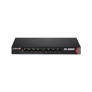 Edimax Pro GS-3008P Switch Gestionado Gigabit Ethernet Negro