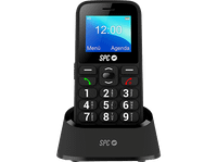 movil - spc fortune 2 4g negro 48 mb memoria interna 128mb ram 1000 mah sin sistema operativo teclas grandes boton sos radio fm