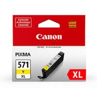 canon cli-571yxl yellow original high capacity ink cartridge