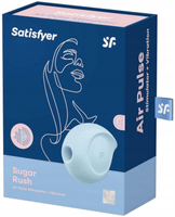 satisfyer estimulador y vibrador sugar rush azul