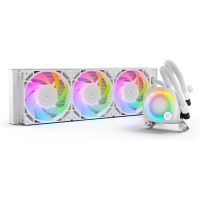 ekwb aio nucleus cr360 lux d-rgb water cooler cpu blanco