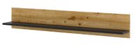 estante efecto madera crema y negro
