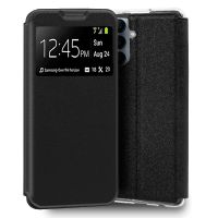 cool funda flip cover liso negro para samsung galaxy a25 5g