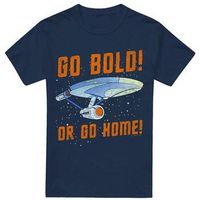 star trek camiseta manga larga go bold para hombre