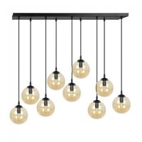 regleta de techo sagan ambar 9 luces