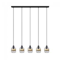 lampara colgante zenda 5 luces