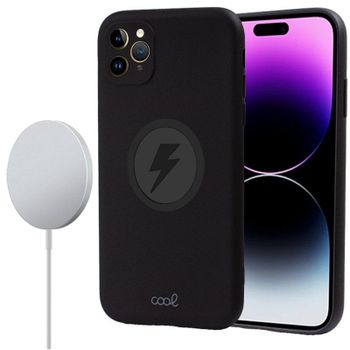 Cool Funda Cover Magnética Negra para iPhone 14 Pro Max