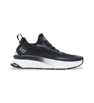 EA7 para hombre. 7X000343_AF18639 Zapatillas Crusher Sonic Knit negro (42), Blanco, Plano, Cordones, Casual, Deportivo, Multideporte
