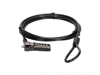 CABLE DE SEGURIDAD CONCEPTRONIC CUSTODIO01BS POR COMBINACION 4 DIGITOS 1.8M