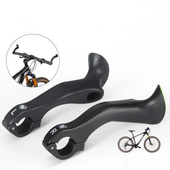 Mango Extensible Fluorescente Ajustable para Bicicleta WEST BIKING,Extremos de Manillar Livianos para Bicicleta de Monta
