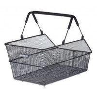 basil cesto trasero cento multisystem extraible malla acero con asa negro 215l 45x33x24cmmax5kg