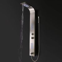 panel de ducha led con rociador orinoco