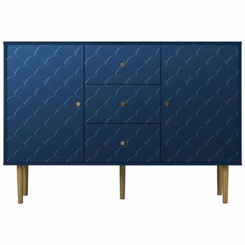 Espejo de pared rectangular estilo escandinavo blanco 70 x 50