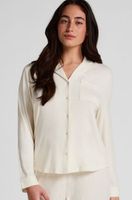 hunkemoller pantalon de jersey essential blanco