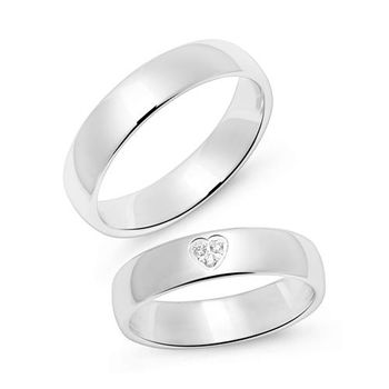 Anillos para parejas de plata 925