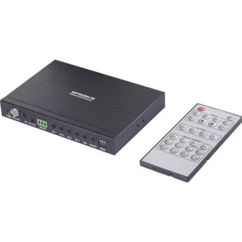 Switch HDMI SpeaKa Professional SP-13596616 4x1 Quad Multiviewer con mando y 8 modos