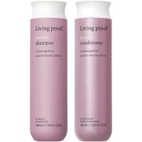 living proof restore shampoo and condtioner bundle for damage repair strengthening and shine
