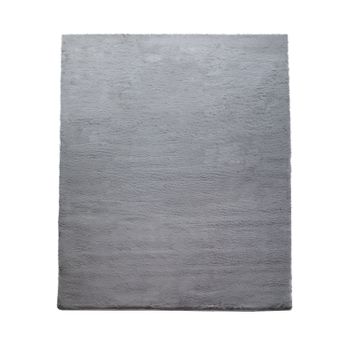 Alfombra de piel Fluffy antracita 80x150 cm