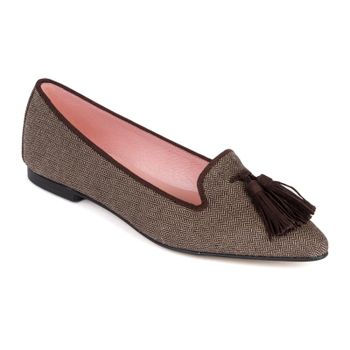 Slipper espiga beige-marrón