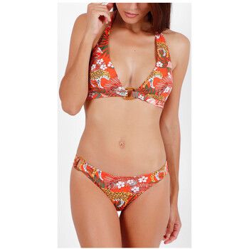 Admas Bikini Conjunto de bikini 2 piezas Jungle Fever naranja para mujer