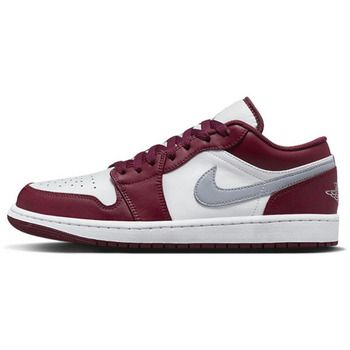 Nike Deportivas Moda 1 Low Bordeaux para mujer