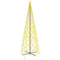 arbol de navidad conico 1400 led blanco calido 160x500 cm vidaxl