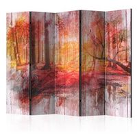 biombo - autumnal forest ii 225x172 cm