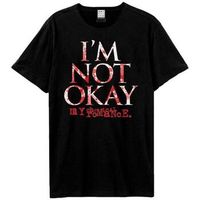 my chemical romance camiseta im not okay para mujer
