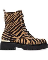 de xti bota militar xti 144391 estampado cebra
