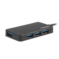 hub natec 4 puertos 5000 mbits silkworm usb-c a usb-a 32 gen 1 compacto