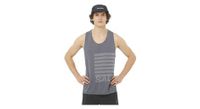 camiseta salomon sense aero graphic gris blanca para hombre