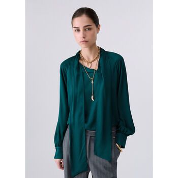 Liu Jo Blusa Blusa en satén con lazo para mujer