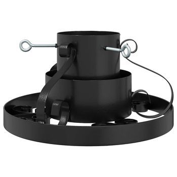 Soporte Para Árbol De Navidad Negro 40 X 40 X 21 Cm Acero Vidaxl