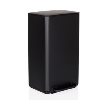 Cubo de basura de  de 30 litros negro mate