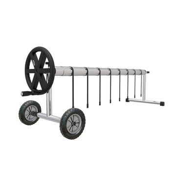 Enrollador Manta Térmica Piscina Ipce1 80mm Telescópico 650cm Inox - 3.2-4.2m Diámetro 80mm