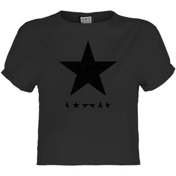 Amplified Clothing Camiseta manga larga Black Star para mujer