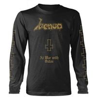venom camiseta manga larga at war with satan para mujer