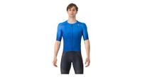 maillot de manga corta castelli upf azul para hombre