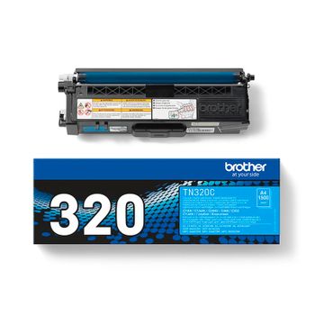 Brother TN320C Cyan Original Standard Capacity Toner Cartridge